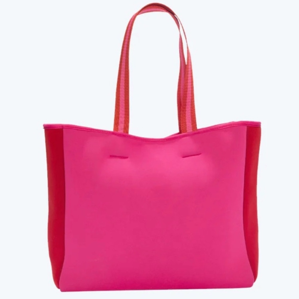 Summersalt Vibrant Pink and Red Tote Bag